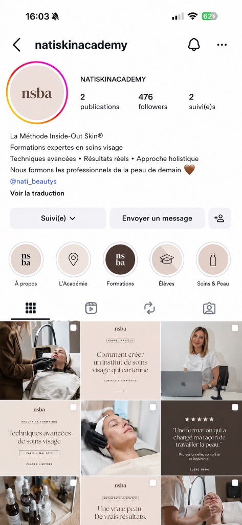 Réseau Experte Instagram